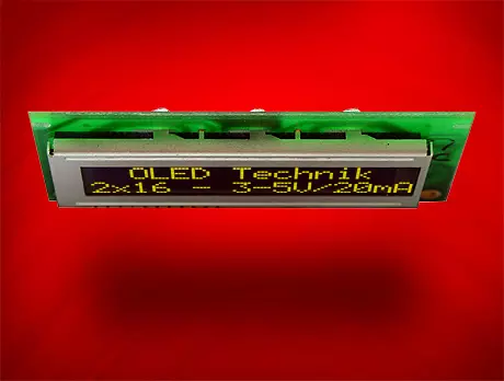OLED: Character display OLED: Character display