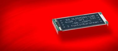 OLED displays with fascinating viewing angles, super-flat and compact