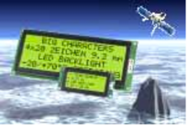 Big Size LCD Display with 9,2 mm font
