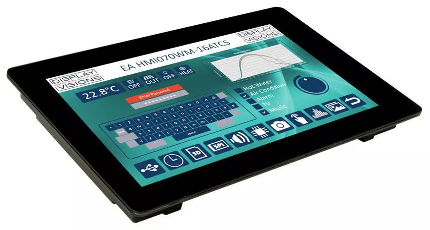 Modbus HMI control panels