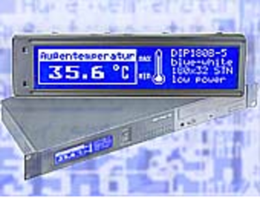 1 Unit Display for 19 rack Displays