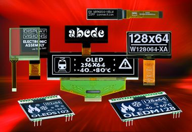OLED display for industry - ideal for low and high temperatures