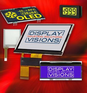 The wide range of displays from ELECTRONIC ASSEMBLY / DISPLAY VISIONS