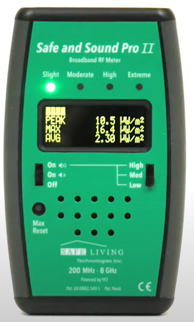 OLED Display for RF heath monitor