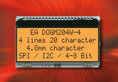 Alphanumeric display, modern design Small size, lots of information