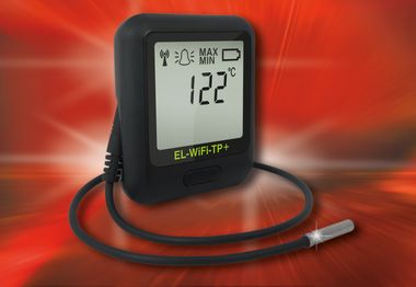 Data logger communicates via WLAN measures, stores