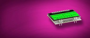 Programmable text display with 4x10 characters