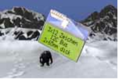 Super flat LCD module with I2C Cell phone LCD displays