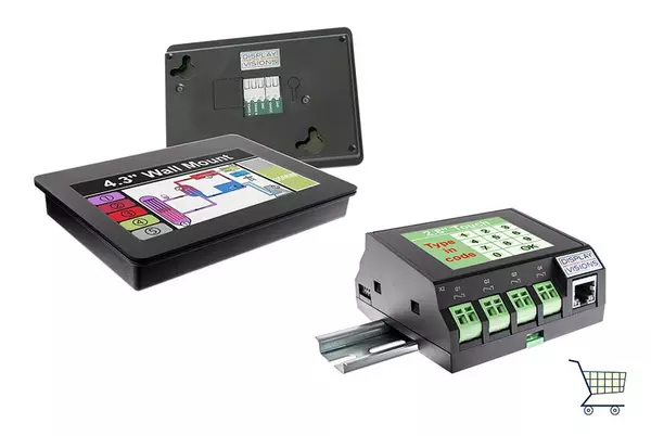 Small control unit with high-quality satellite displays