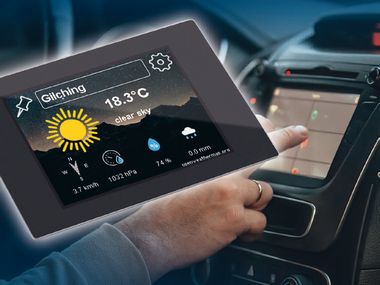 Flat low-power displays for mobile devices