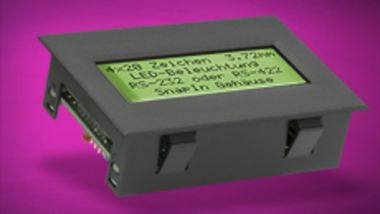 Display with RS-232 ELECTRONIC ASSEMBLY