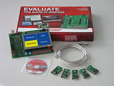 Evaluation kits: the quick introduction to the benefits eDIP display