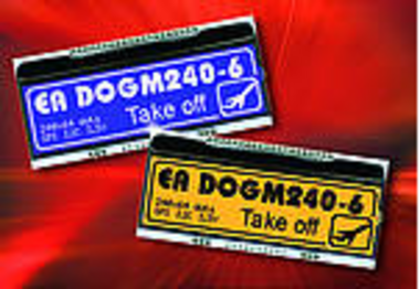 Display 240 x 64 for 19 inch applications graphic display