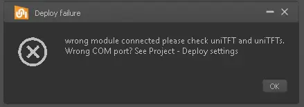 uniTFT and HMI simulator no longer start