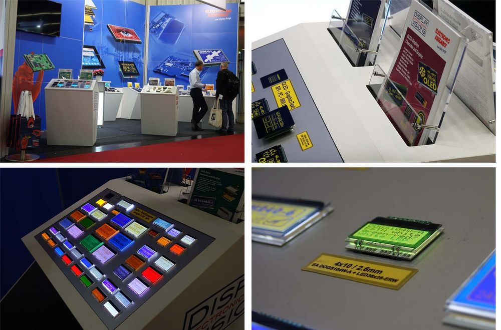 embedded world booth with displays from ELECTRONIC ASSEMBLY