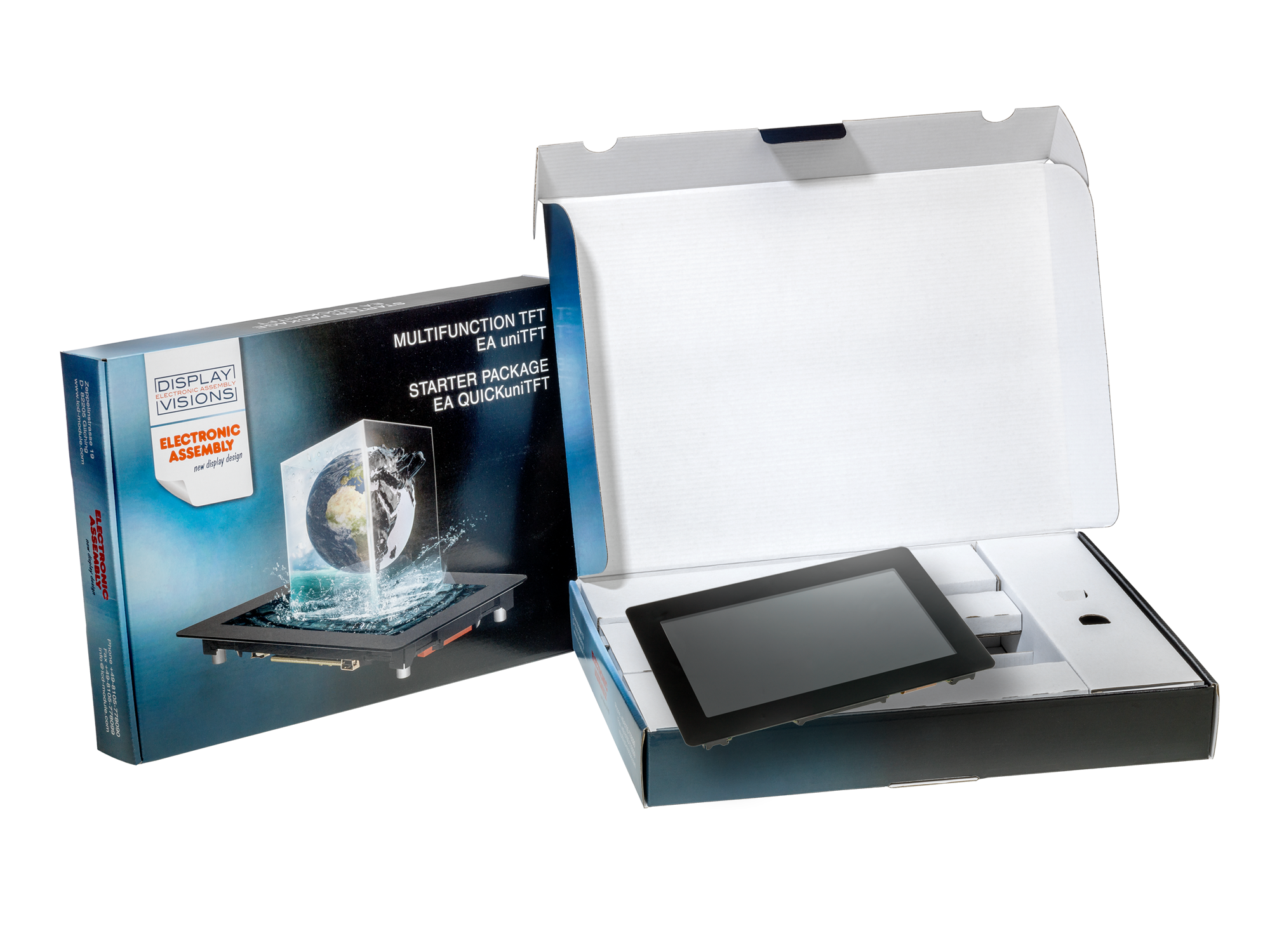 Solution Embedded Display using the example of the EA uniTFT070: built-in graphic functions