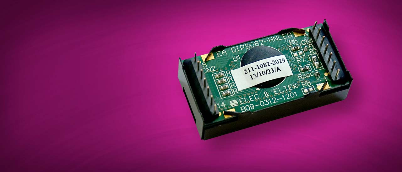 Chip on Board (COB) Display EA DIPS082-HNLED