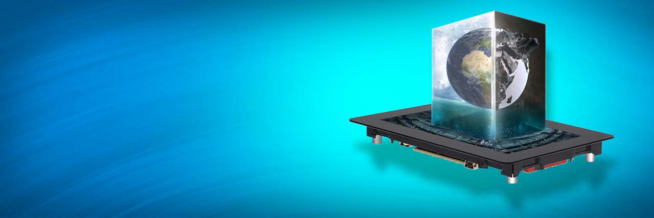 Highend uniTFT HMI with PCAP, USB interface and Designer tool