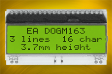 EA DOGM162L-A w./o. backlight